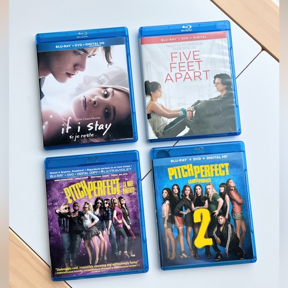 Teen/Young Adult Blu-Ray Movies : If I Stay, Five Feet Apart, Pitch Perfect - Picture 1 of 1